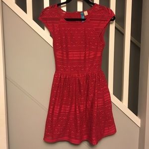 Francesca’s Red Dress crochet style